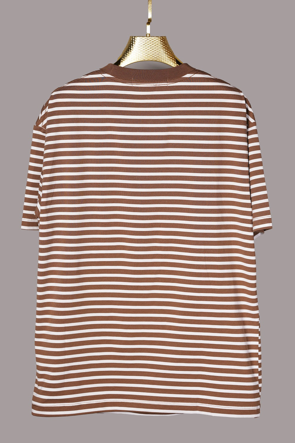 Brown Round Neck T-Shirts for Men