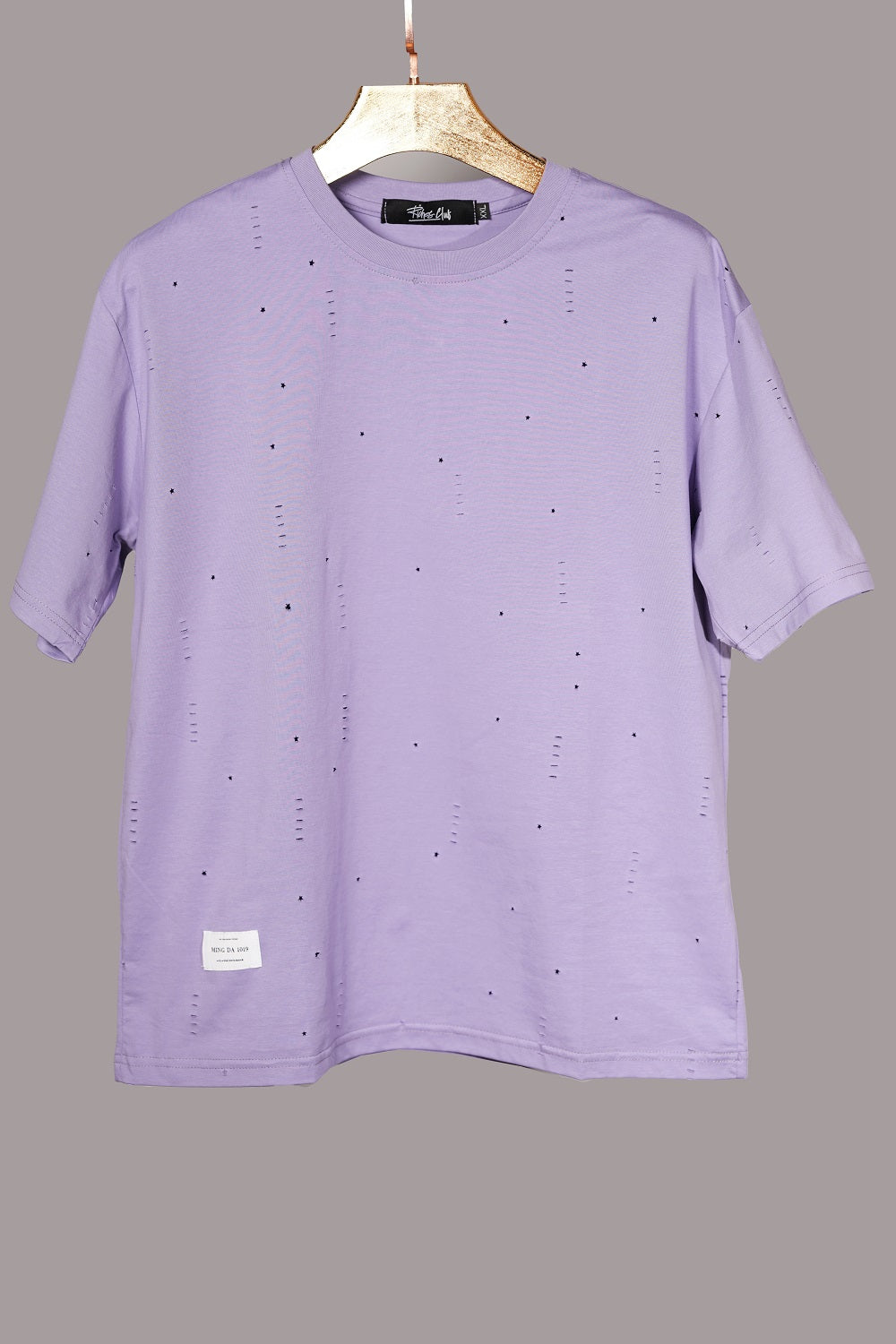 Purple Round Neck T-Shirts for Men