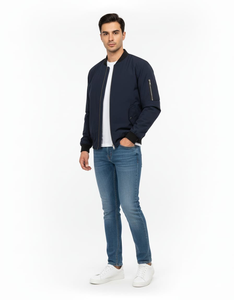 Blue Cotton Jacket