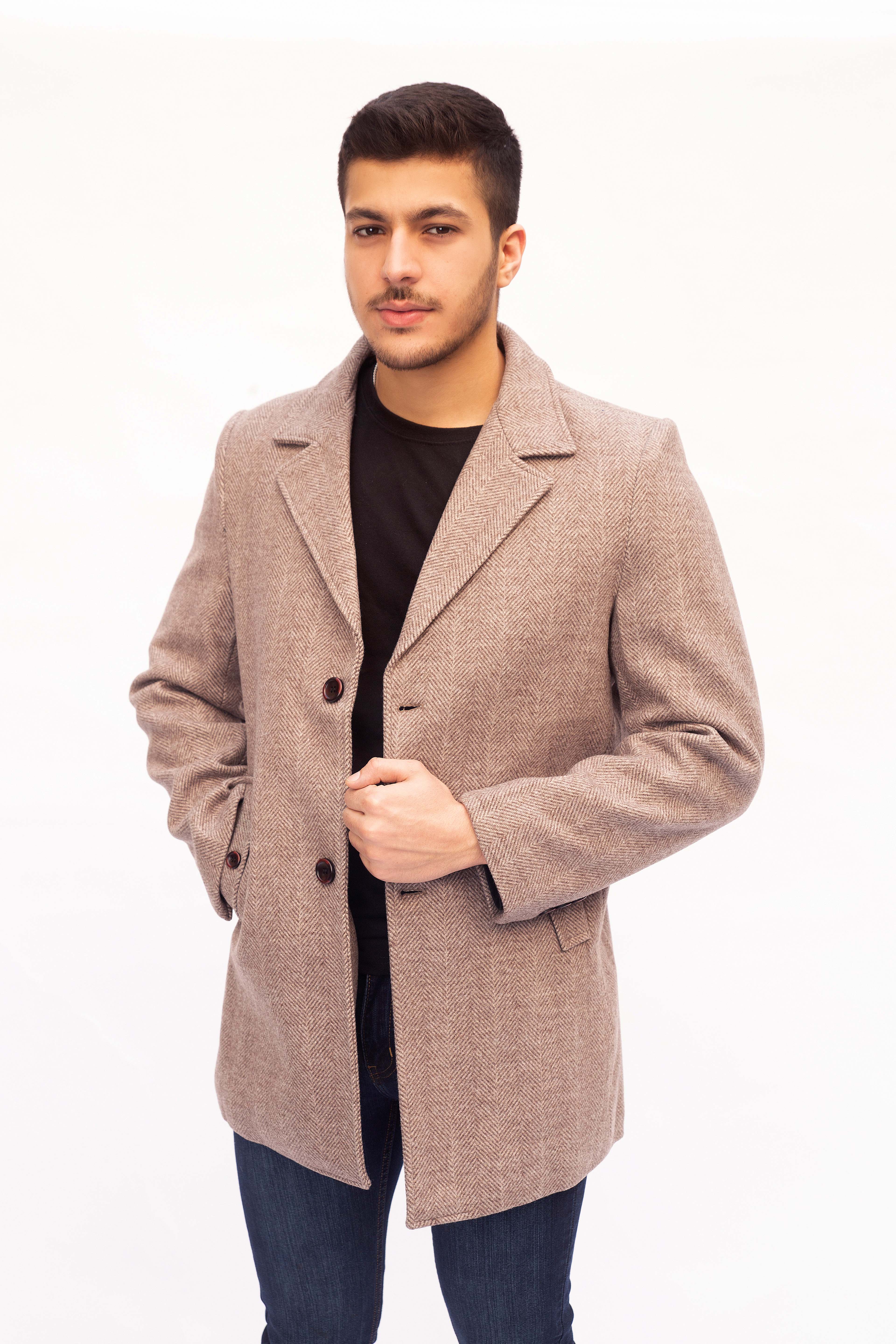 Long Coat 100% Wool