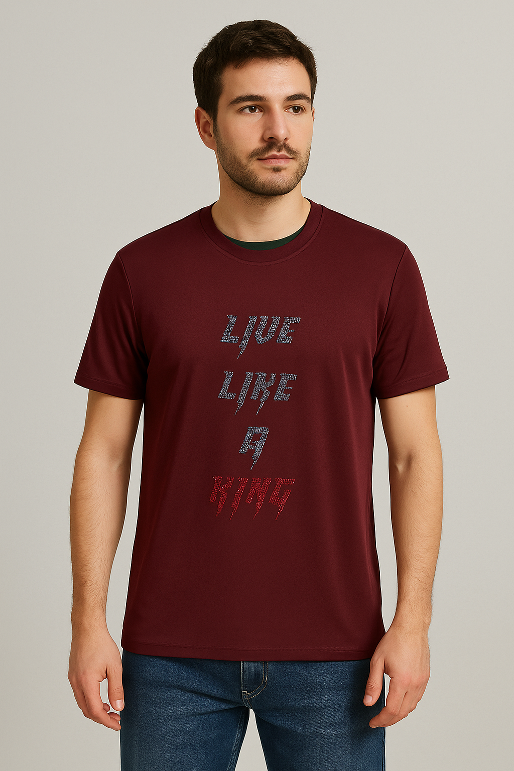 Live Like a King Statement Tee