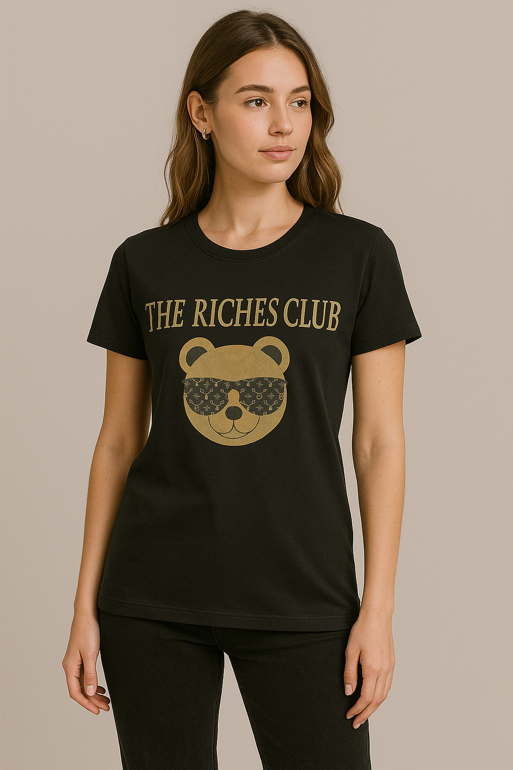 "The Riches Club – Luxe Bear Tee"