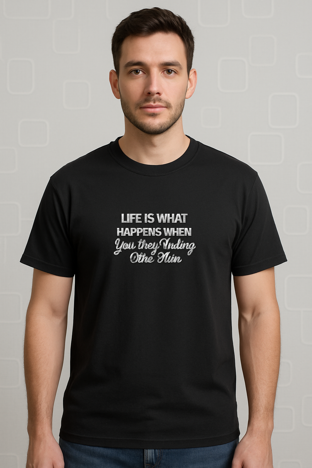 "Life Happens – Rug Graphic Tee"
