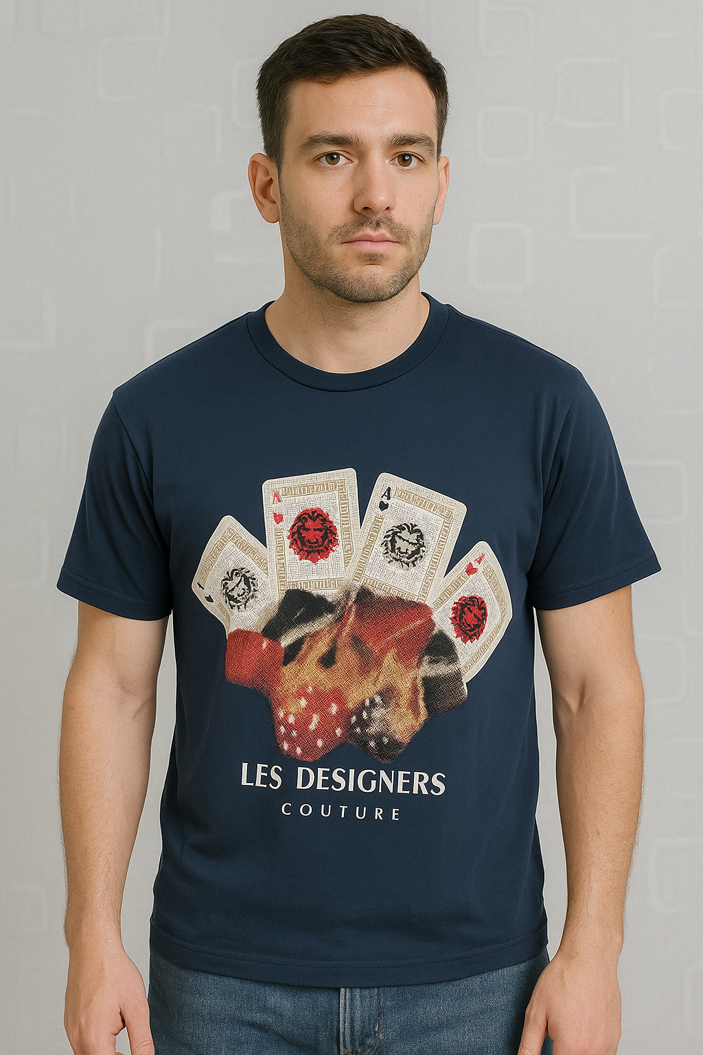 Les Designers Couture Playing Cards Graphic Tee