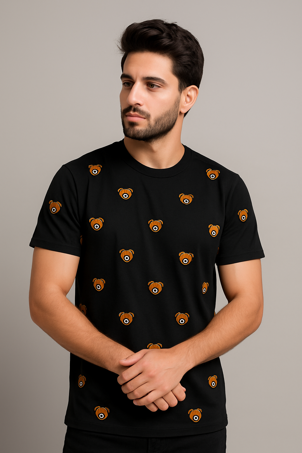 Bear Printed T-Shirts for Men & Women