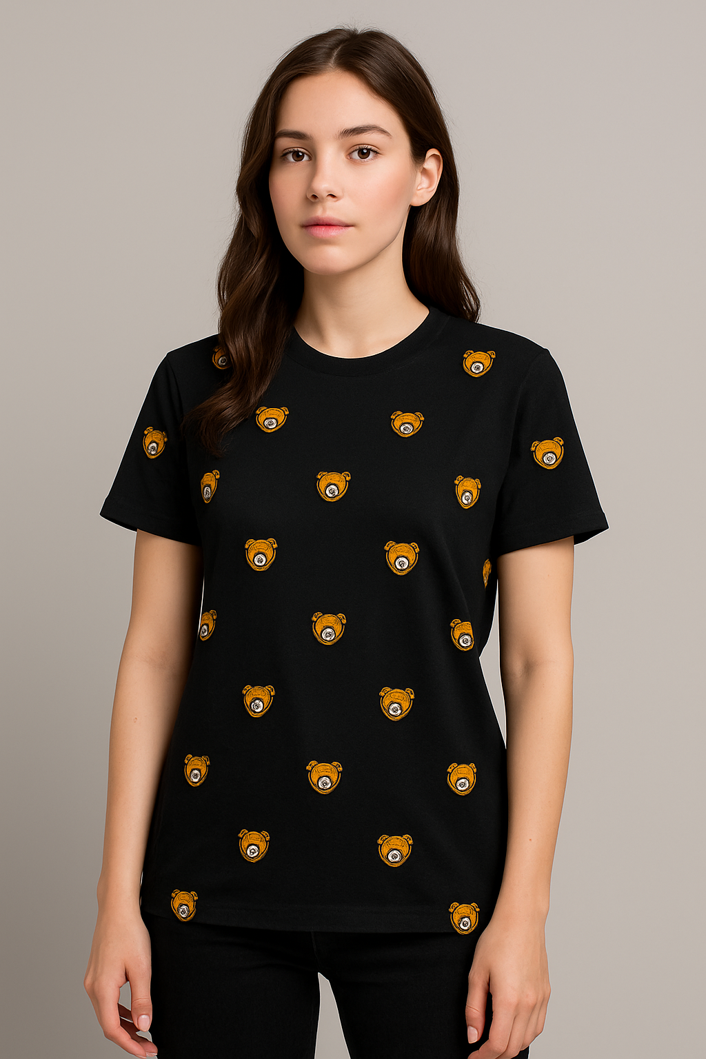 Bear Printed T-Shirts for Men & Women