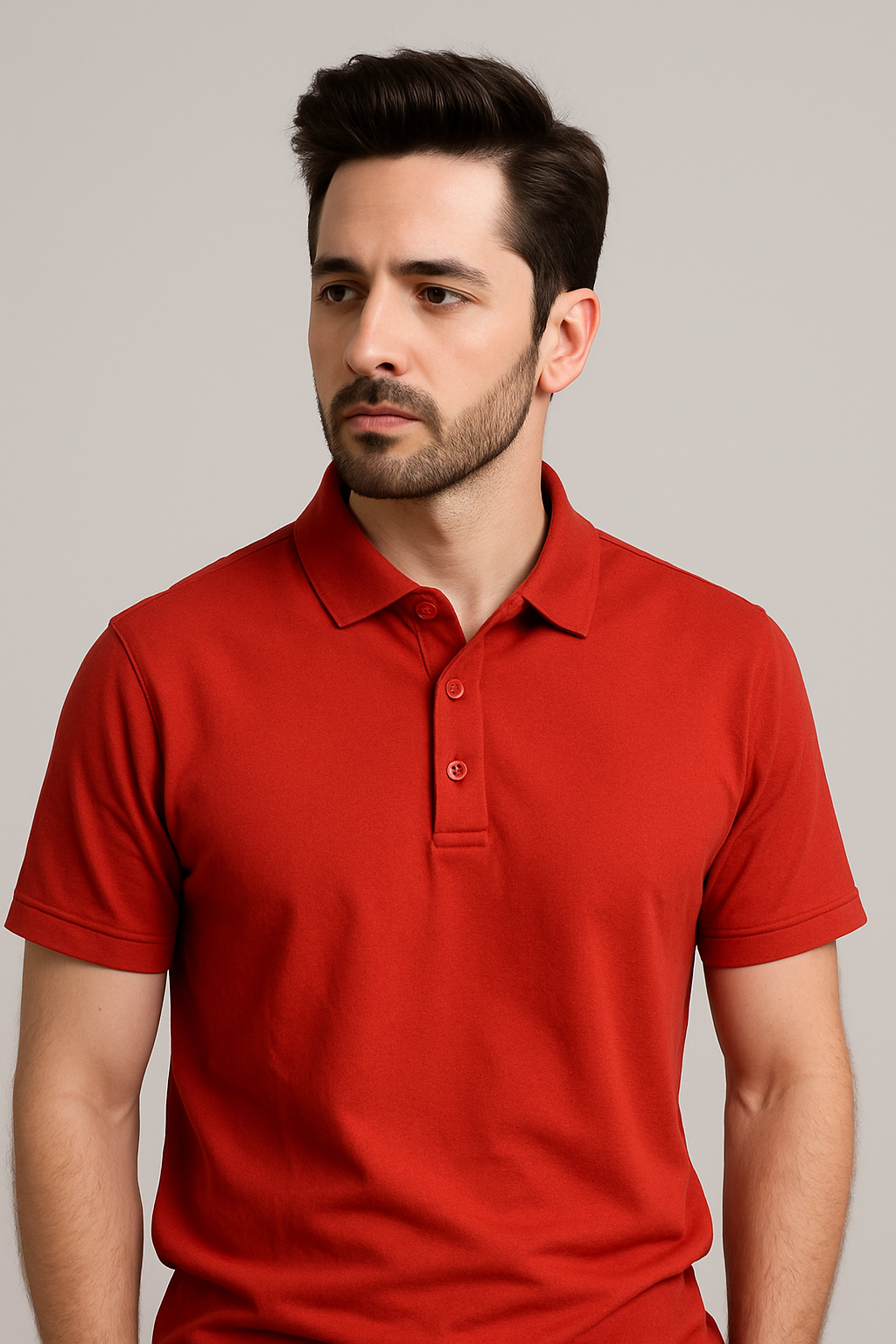 Classic Red Polo Shirt – Premium Cotton