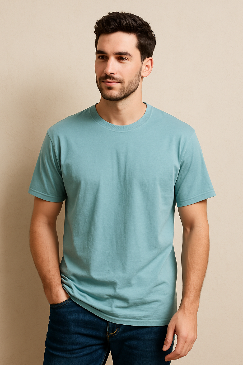 Sky Blue Classic Fit T-Shirt