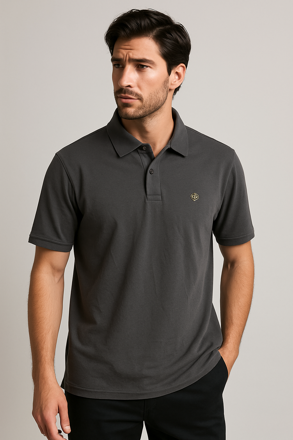 Charcoal Heritage Polo Shirt