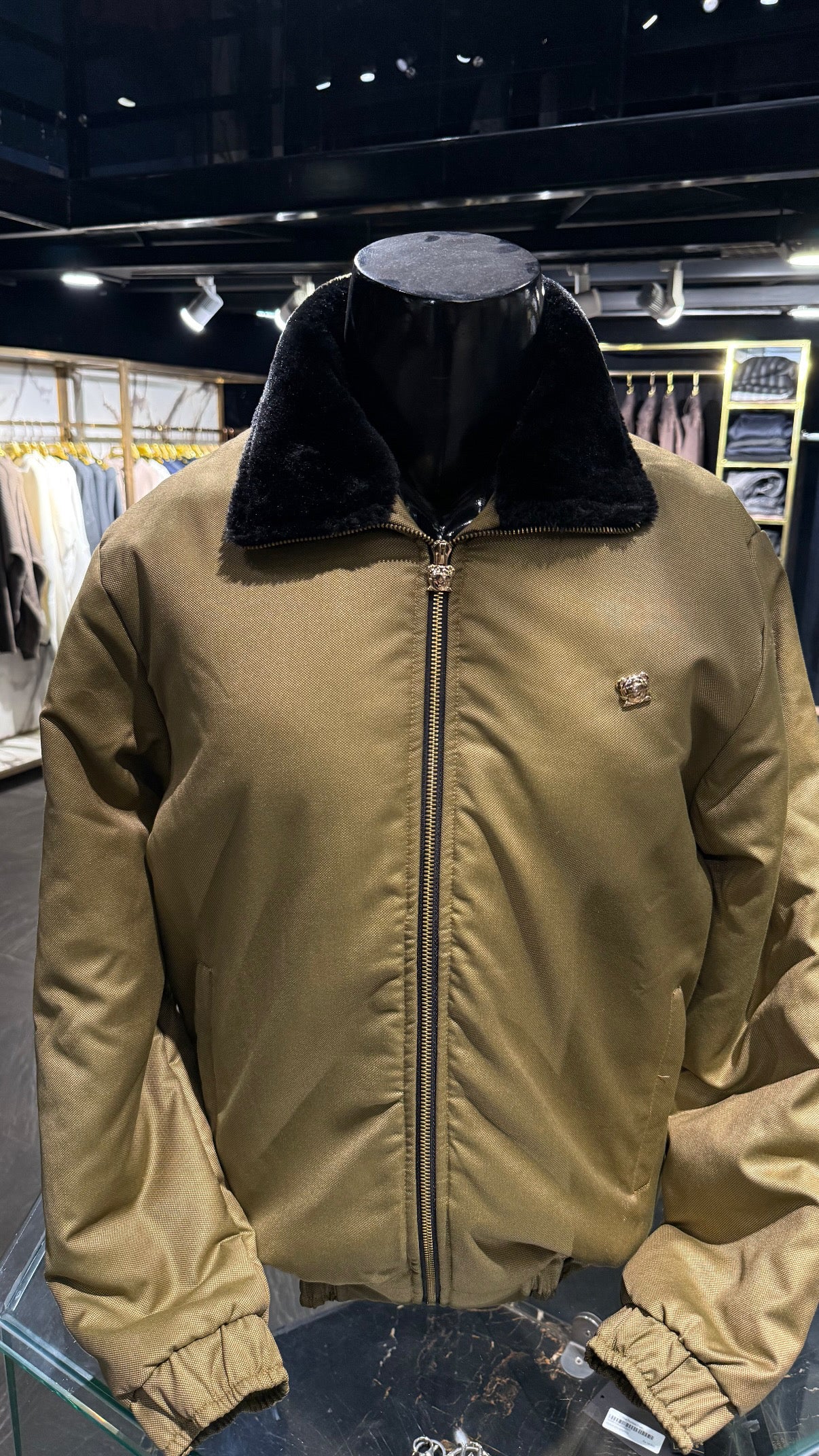Cotton Fur Jacket - Beige