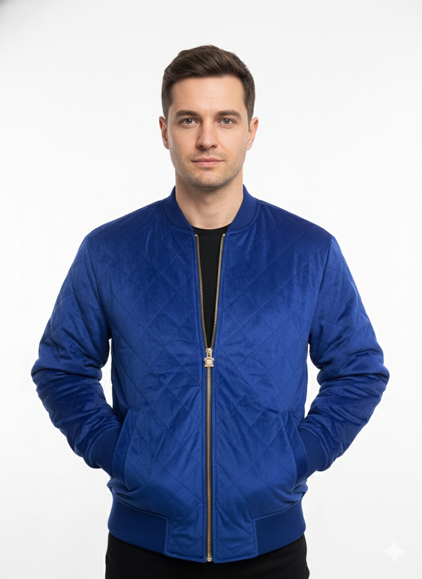 Velvet Jacket - Blue