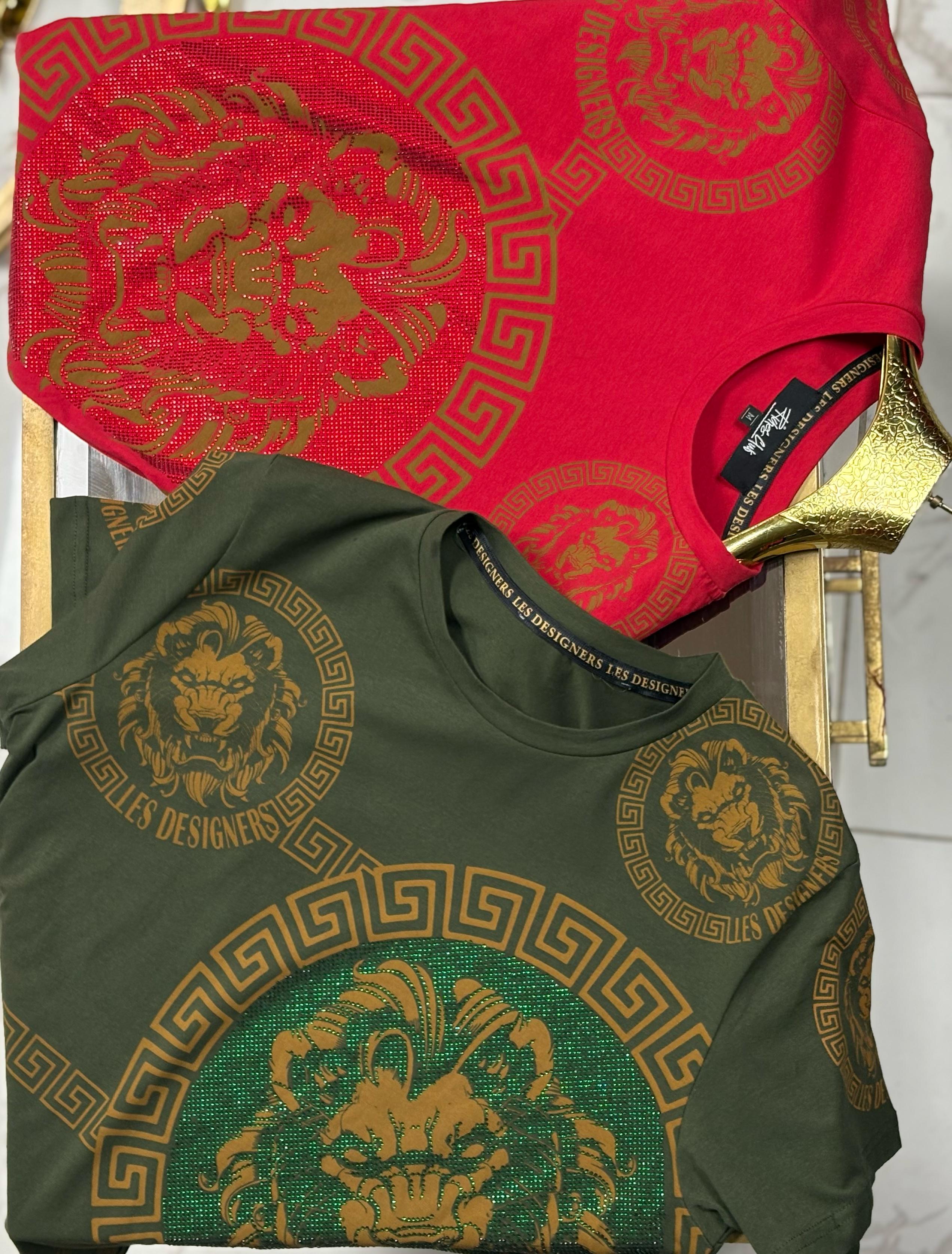 "Majestic Roar – Regal Red Lion Tee"