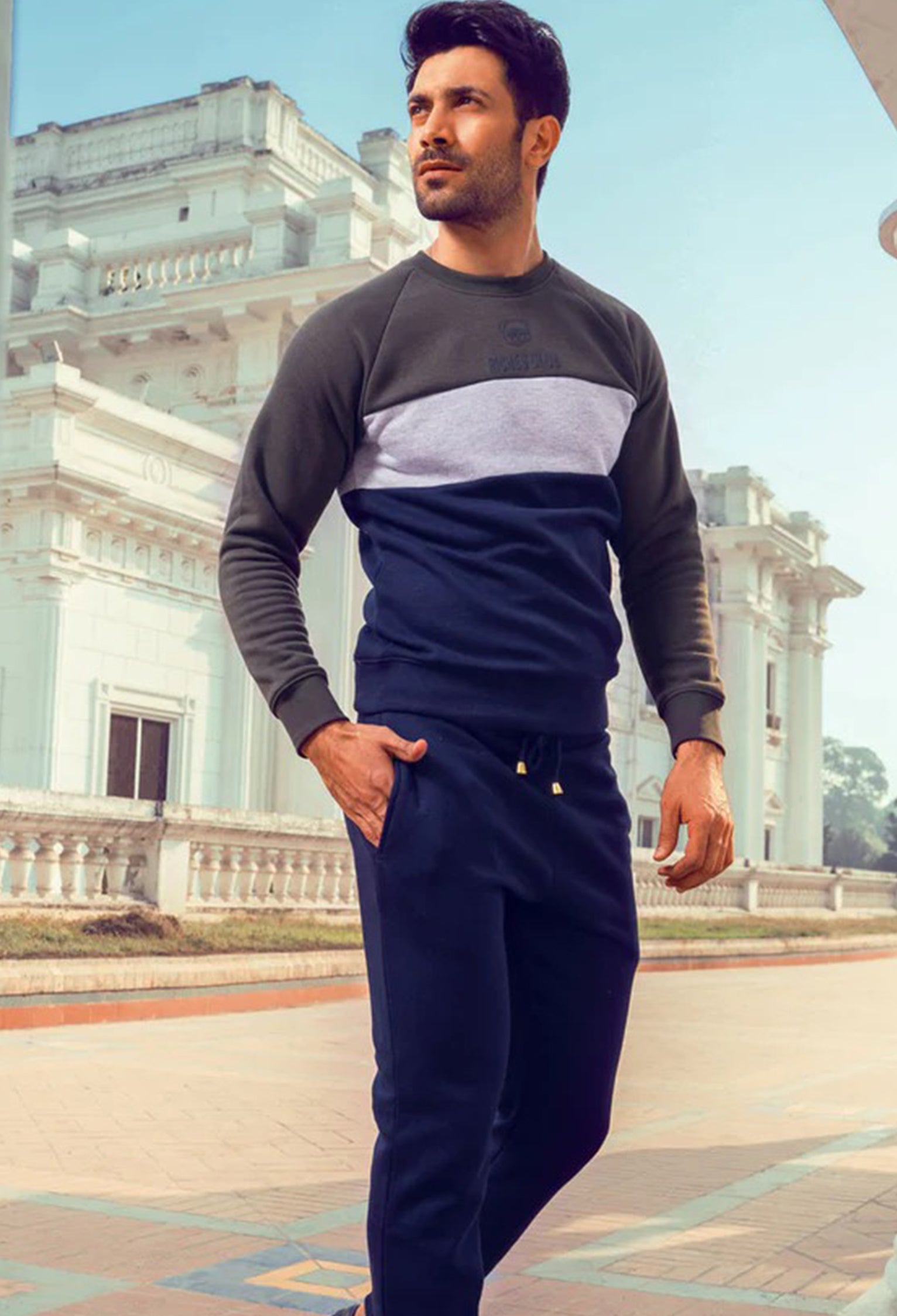 Illusion Tracksuit - Navy