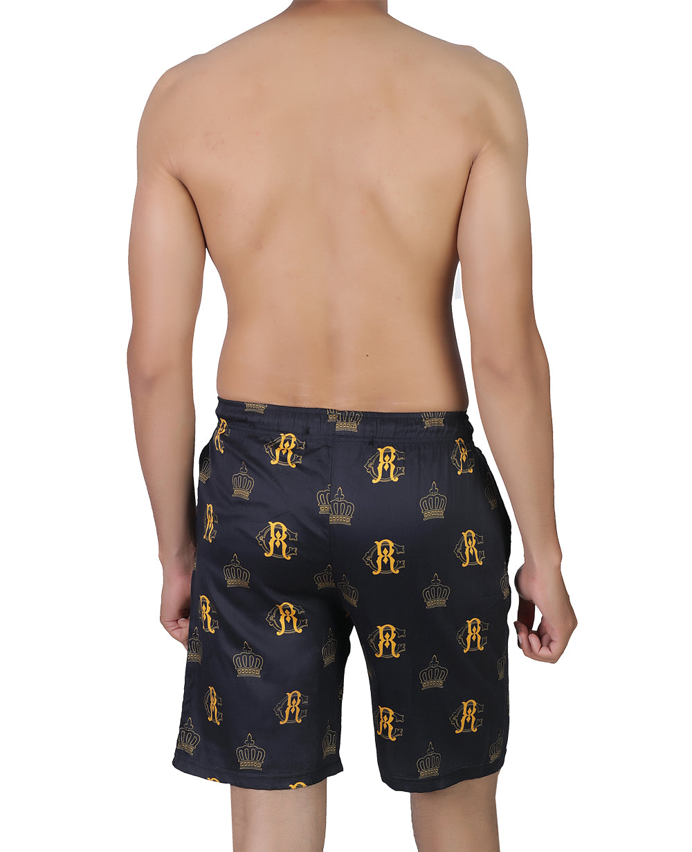 Printed Crest Short