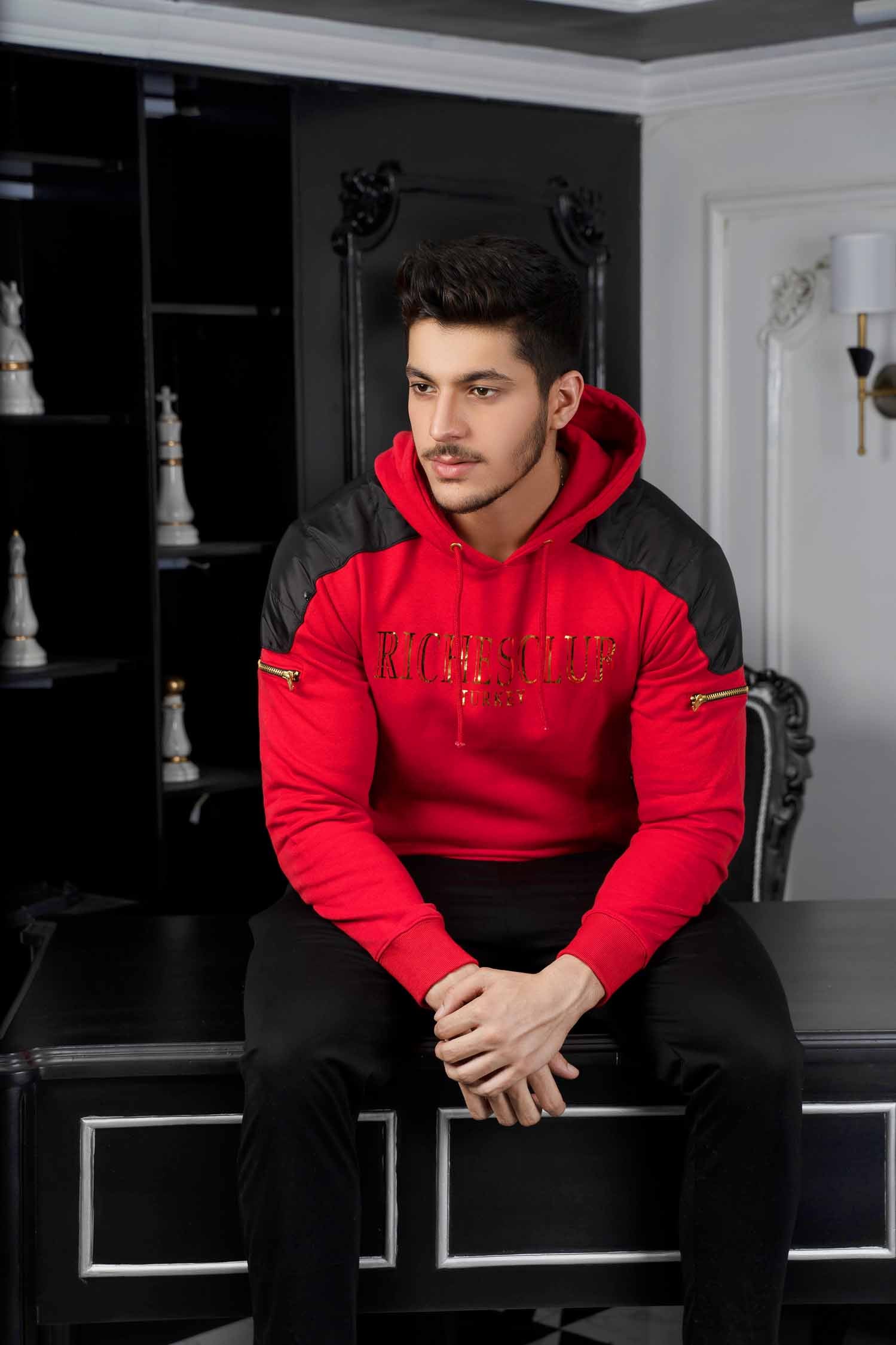 Street Fly Hoodie - Red - D18