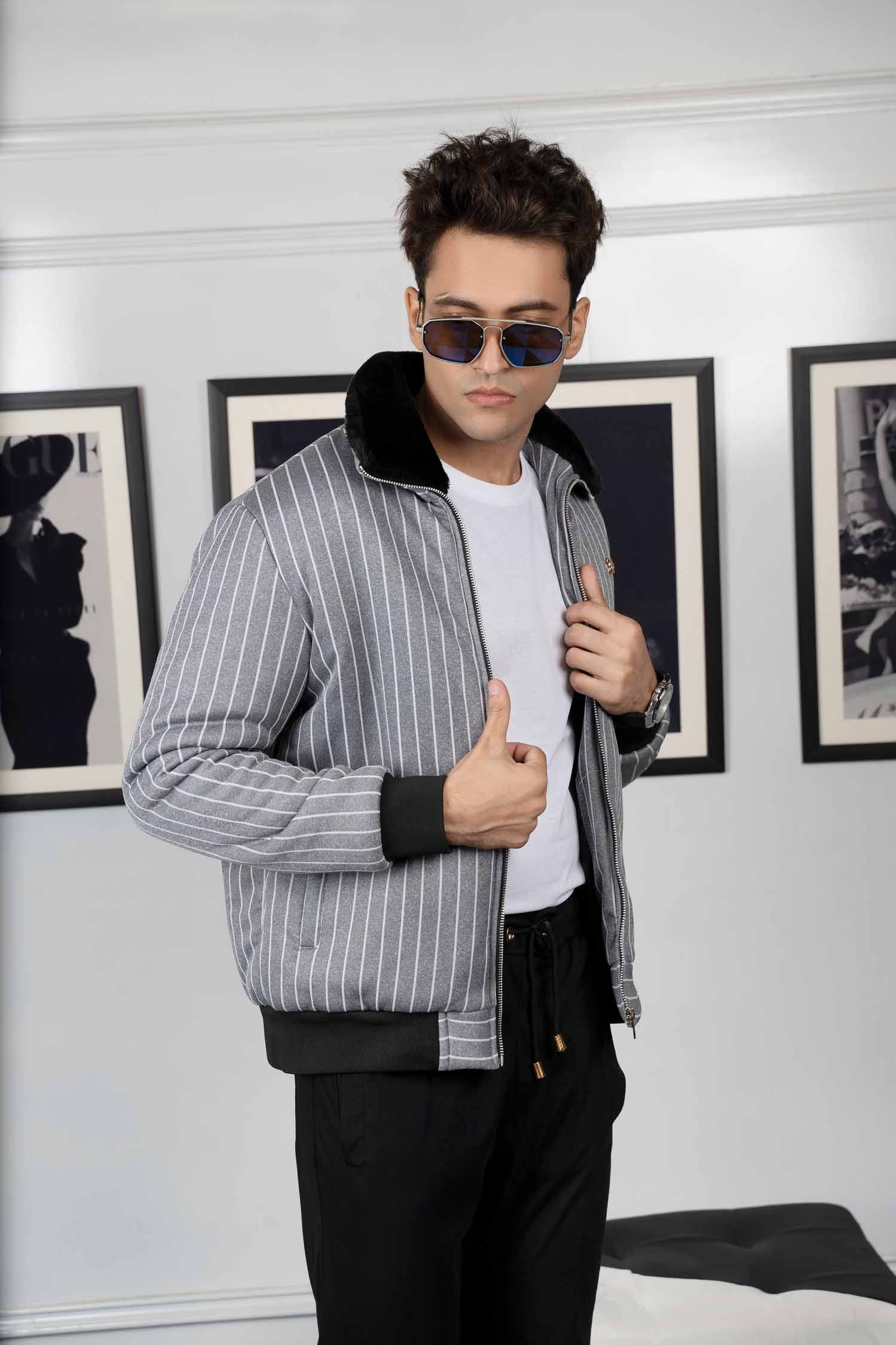 Diner Pufer Jacket - Grey - D32