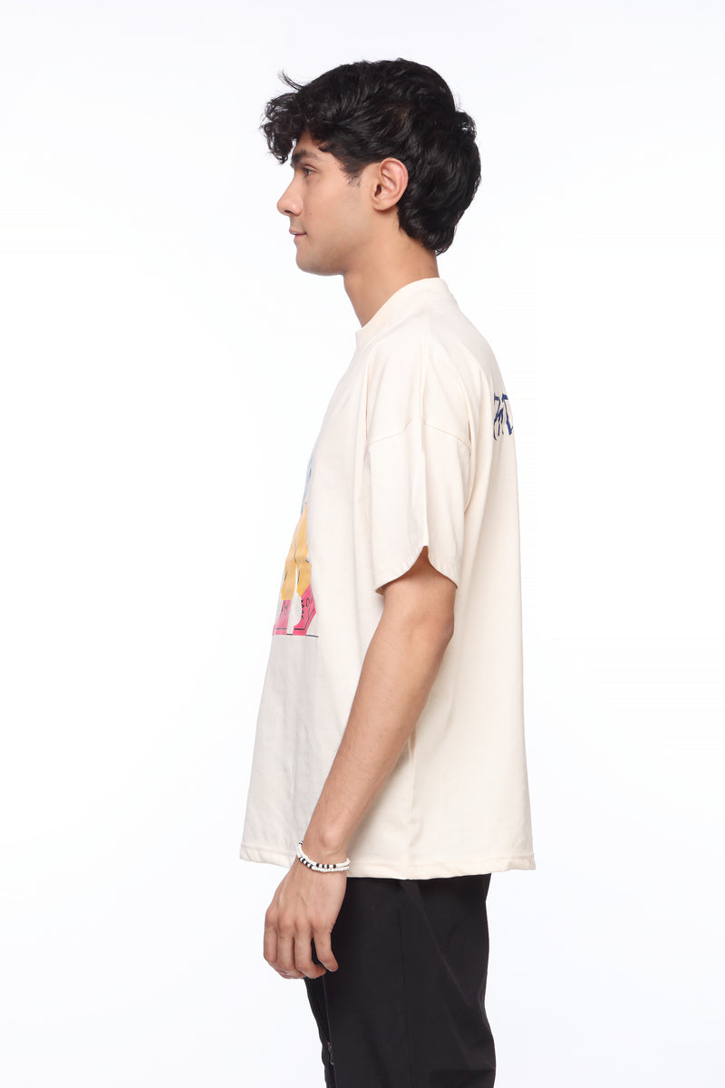 Off-White Oversized Shirt for Men | Japanese Print | Revolve