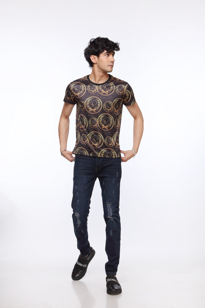 Multicolor Slim Fit Shirt for Men | Printed | Revolve