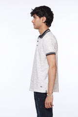 White Polo Shirt for Men | Textured | Revolve