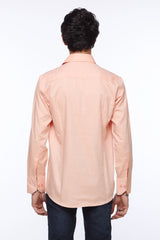 Peach Plain Dress Shirt for Men | Revolve