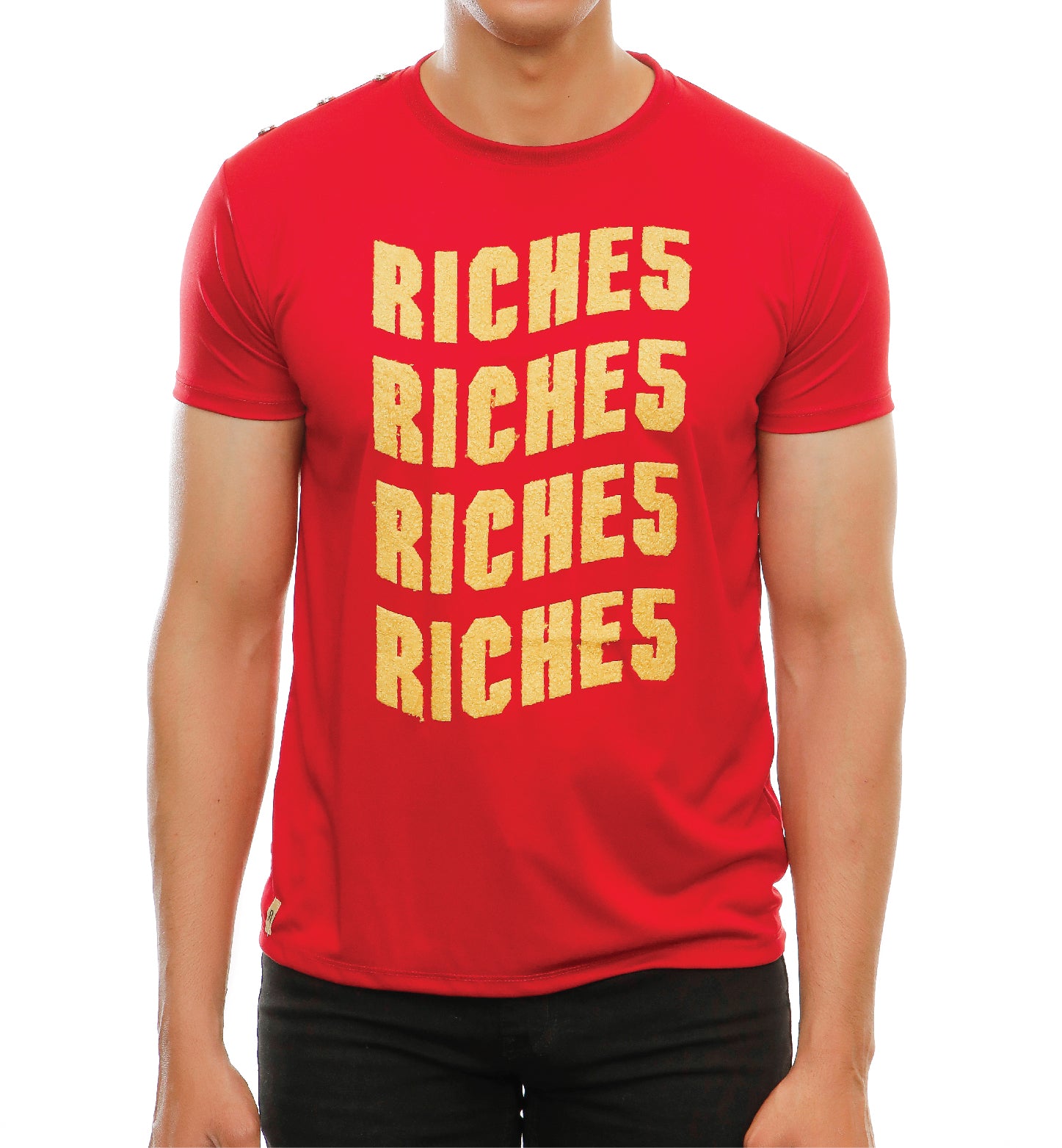 "RICHES" CLASSIC T-SHIRT (RED)