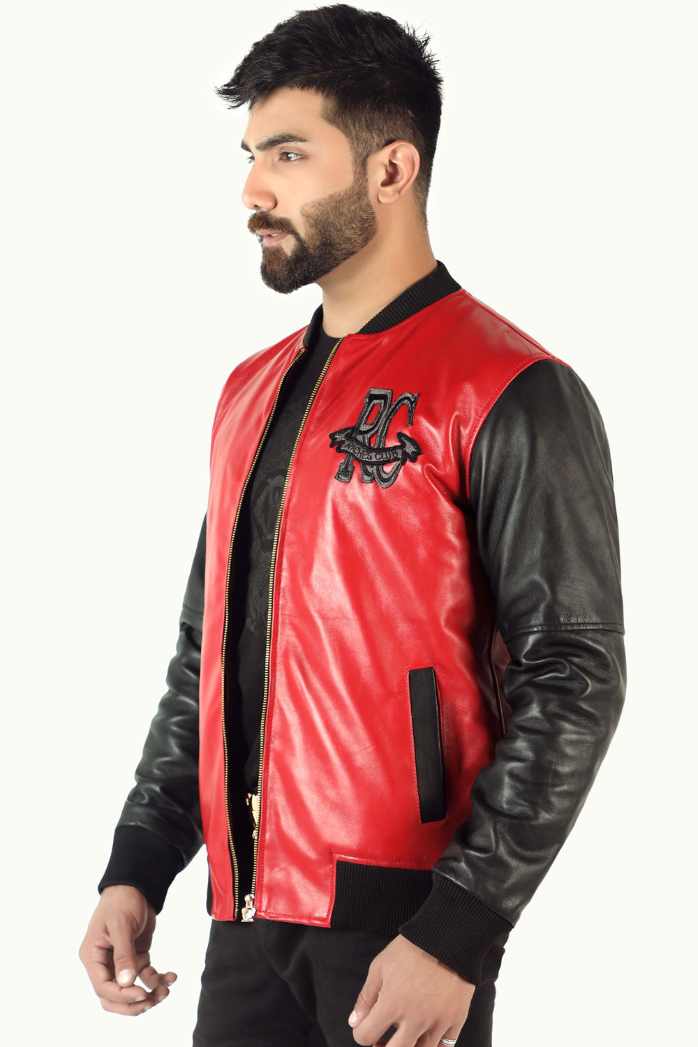 Delta Bomber Jacket Red The Riches Club