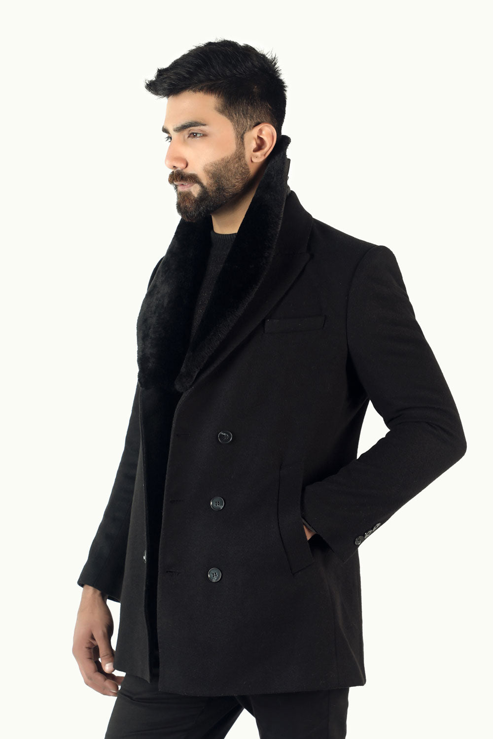 Hoper Overcoat - Black