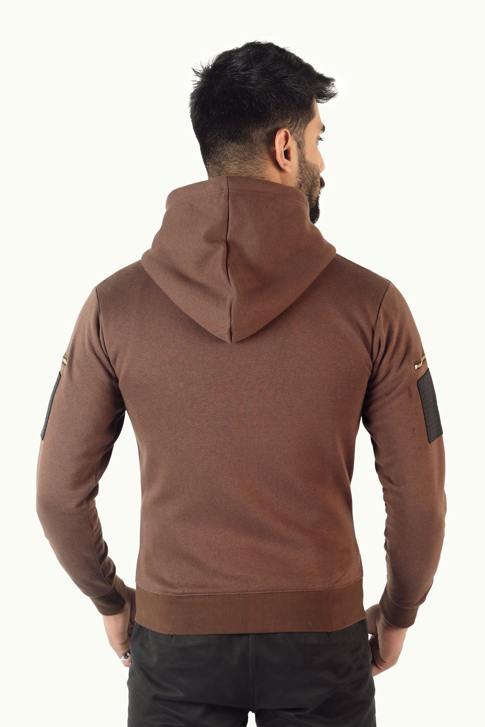 Hunt Zipper Hoodie - Brown