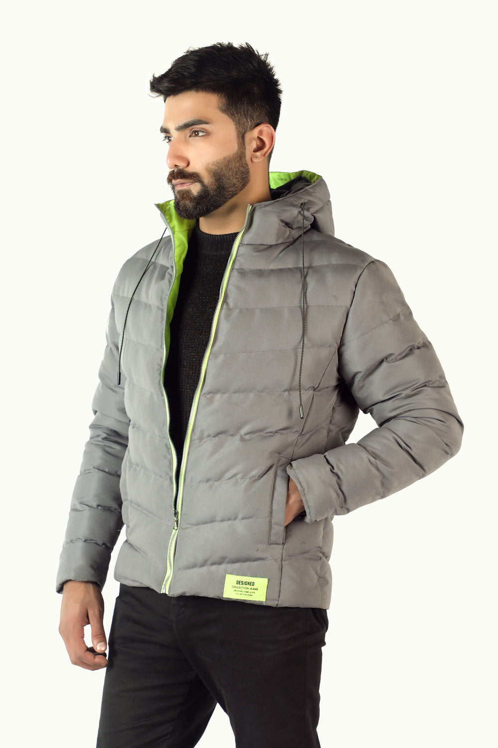 Merge Hooded Jacket - Grey