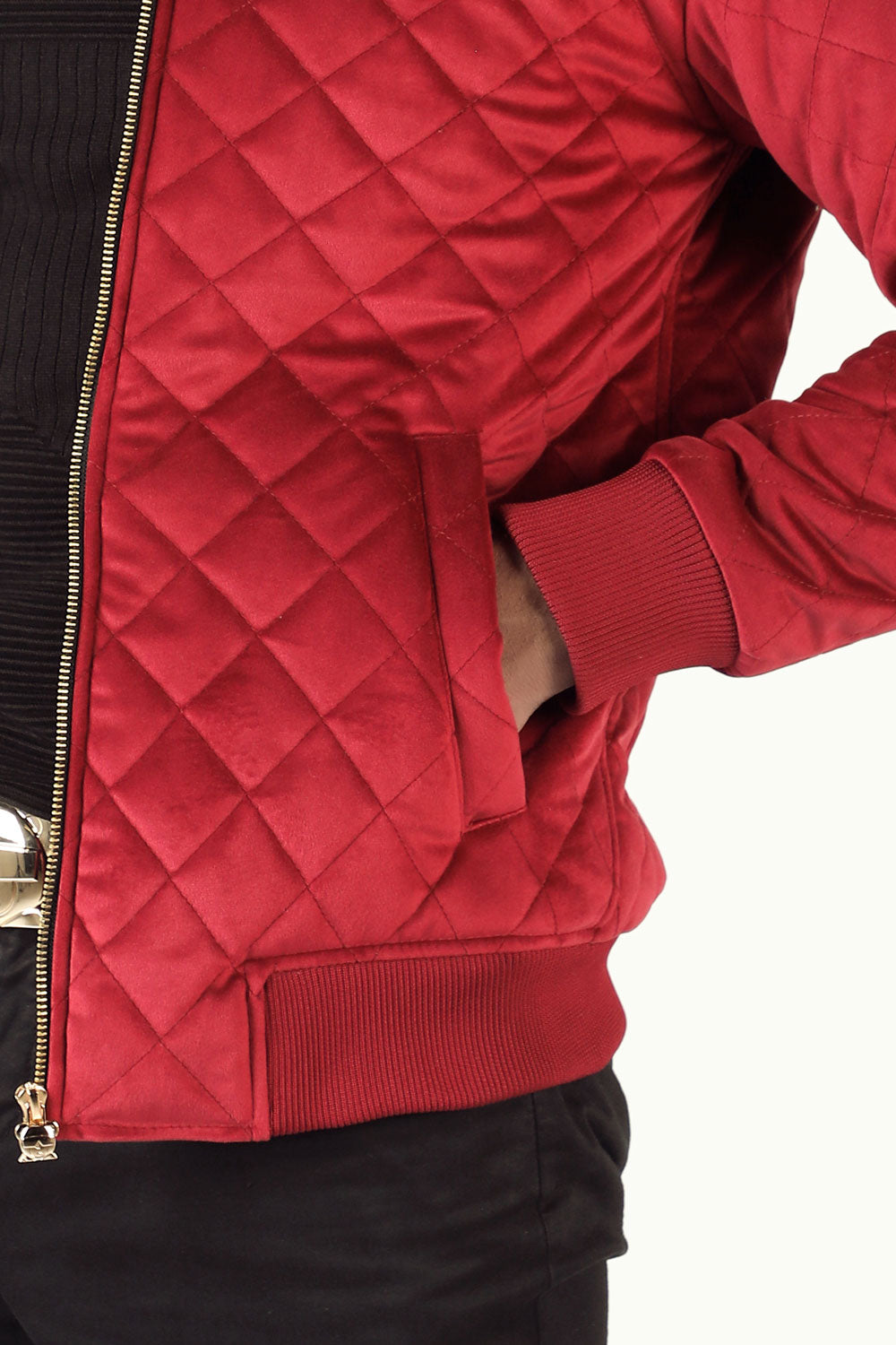 Popular Bomber Jacket - Red